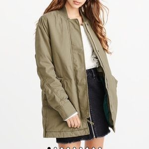 Abercrombie Sherpa Lined Twill Jacket